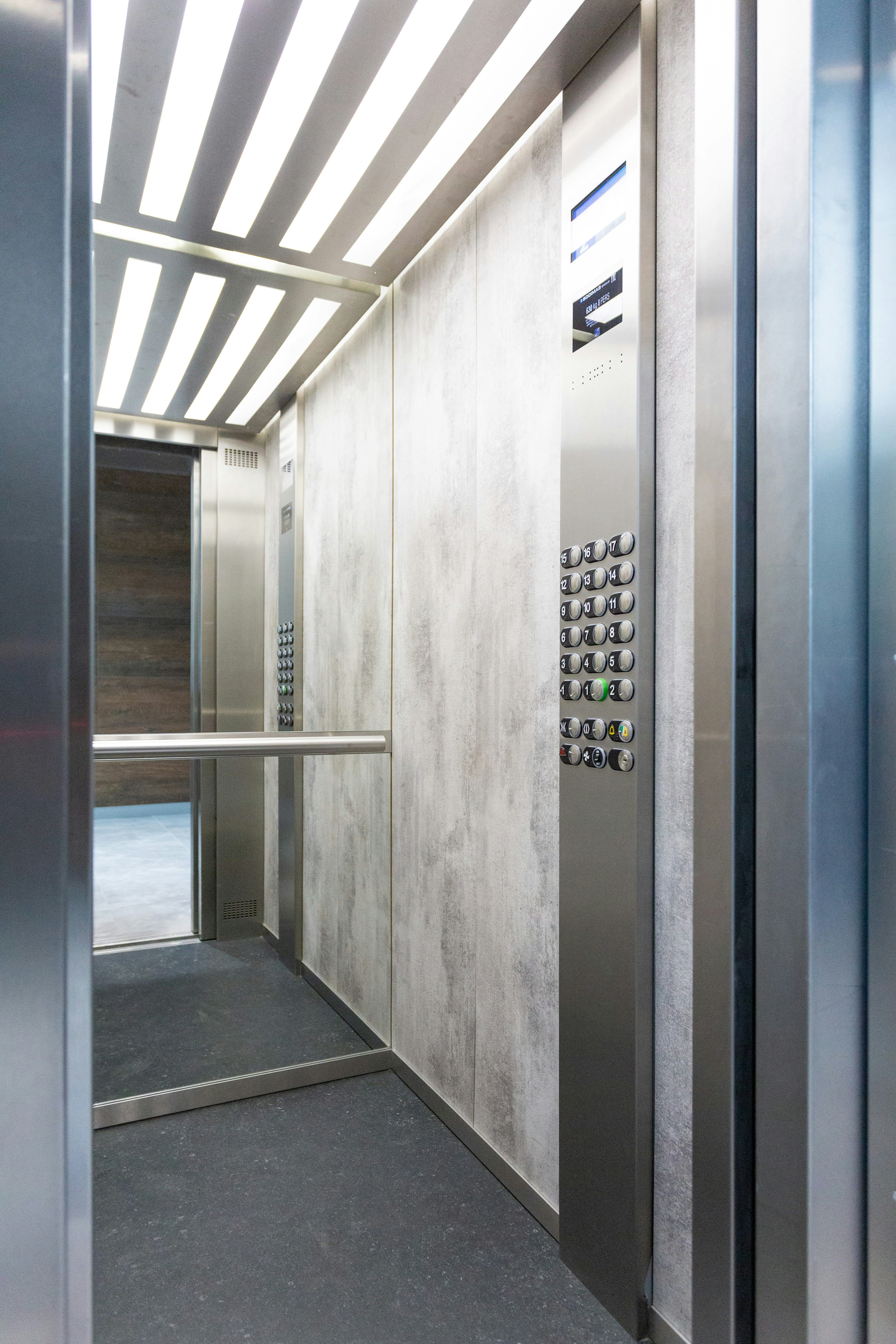 Ovit Elevator İnsan Yolcu Asansörü Kabin — VVVF Gearless MRL Sistem İstanbul